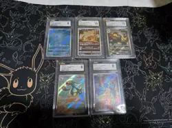 Pokemon Graded Slabs CGC Certified, Lot of 5 - Image 3