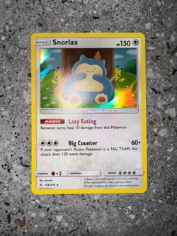 Pokemon TCG Cards Snorlax 158/214 Unbroken Bonds Holo Rare NM - Image 3
