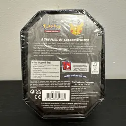 Pokemon TCG Celebrations 25th Anniversary Tin Factory Sealed Lance’s Charizard V - Image 3