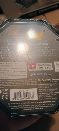 Pokemon TCG Lance’s Charizard V Celebration Tin. 25th Anniversary Factory Sealed - Image 4