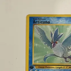 Pokemon Cards: Fossil 1st Edition Rare: Articuno 17/62 - Image 2