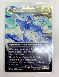 MTG Venat Heart of Hydaelyn #0329 Rare Extended Borderless English Magic - Image 1