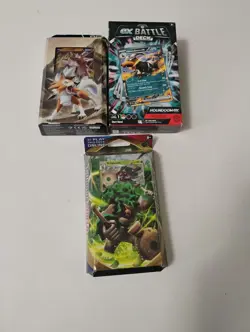 Pokemon Sealed Houndoom Ex/Lycanroc V/Rillaboom Theme/Battle Decks - Image 1