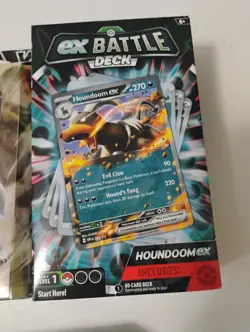 Pokemon Sealed Houndoom Ex/Lycanroc V/Rillaboom Theme/Battle Decks - Image 4