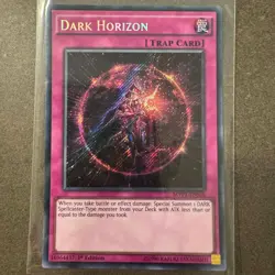 Yugioh Dark Horizon MVP1-ENS26 1st Edition Secret Rare NM - Image 1