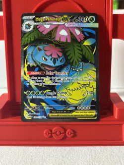 Pokemon TCG Mega Venusaur ex 155/132 ME01: Mega Evolution Ultra Rare NM+ (M) - Image 1