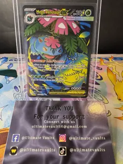 Pokemon TCG: Mega Venusaur ex, ME01: Mega Evolution Ultra Rare, 155/132 NM - Image 1