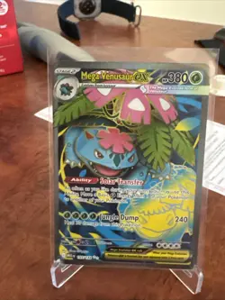 Mega Venusaur Ex 155/132 Mega Evolution ME01 Ultra Rare - Full Art Pokemon TCG - Image 1