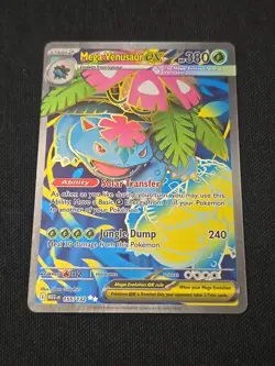 Mega Venusaur ex 155/132 Me01: Mega Evolution Ultra Rare Holo Pokemon TCG NM - Image 1