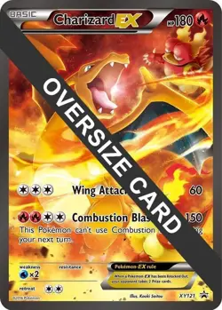 Charizard EX XY121 Holo Rare JUMBO Black Star Promo Vintage Pokemon Cards TCG NM - Image 1