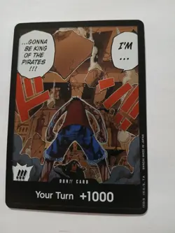 One Piece CCG Devil Fruits Collection Vol. 1 Luffy vs. Crocodile Card - Image 1