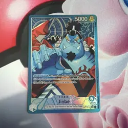 One Piece TCG OP14-040 Jinbe Leader Alt Art AA Card Game CCG English - Image 1