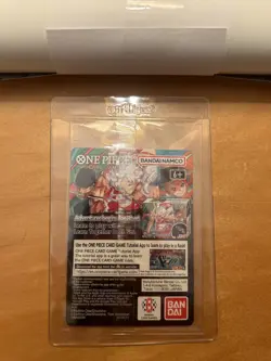 One Piece Monkey D. Luffy US Voyage College Basketball Card Rutgers /23 + POSTER - Image 2