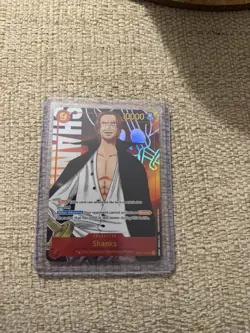 One Piece Card Game OPCG Shanks OP01-120 Sec Alt Art English - Image 1