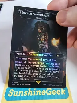 El Dorado Sarcophagus - Whip of Erebos (Rainbow Foil) Secret Lair Uncharted Foil - Image 2