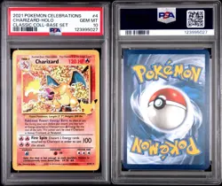 Pokemon TCG PSA 10 Charizard 4/102 Holo Celebrations: Classic Collection - Image 3