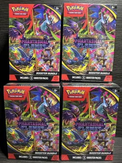 Pokemon TCG - Mega Evolution Phantasmal Flames Booster Bundle - NEW LOT OF 4 - Image 1