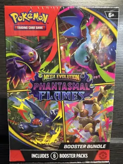 Pokemon TCG - Mega Evolution Phantasmal Flames Booster Bundle - NEW LOT OF 4 - Image 2