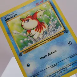 Pokemon TCG - Goldeen 53/64 Jungle Common 1st Edition WOTC 1999 - PL - Image 1