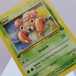 Pokemon TCG - Paras 59/64 Jungle Common 1st Edition WOTC 1999 - EXC/NM - Image 1
