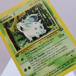 Pokemon TCG - Nidoran F 57/64 Jungle Common 1st Edition WOTC 1999 - EXC/NM - Image 1