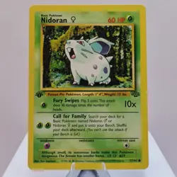 Pokemon TCG - Nidoran F 57/64 Jungle Common 1st Edition WOTC 1999 - EXC/NM - Image 2