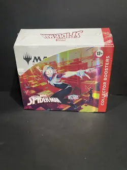 Magic the Gathering Spider-Man Collector Booster Box 12 Packs NEW Sealed - Image 1