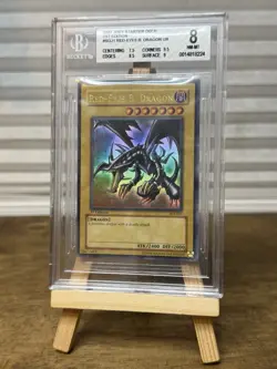 BECKETT BGS 8 - 2003 Yu-Gi-Oh! 1st Edition Red-Eyes Black Dragon SDJ-001 - Image 1