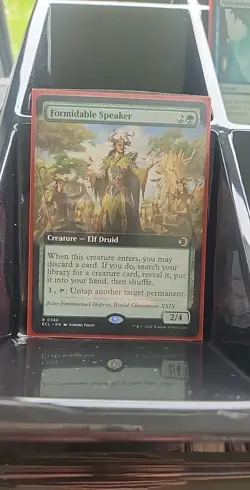 MTG Formidable Speaker Extended Art Non-Foil Lorwyn Eclipsed 0366 - Image 2
