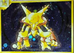 Pokemon Alakazam TCG Card 1/130 Base Set 2 Holo Unlimited Rare - Image 3