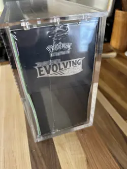 Factory Sealed Evolving Skies ETB TCG Sword & Shield Pokemon W/ Acrylic Case 820650808944 - Image 4