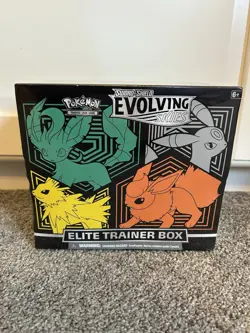 Pokemon TCG Sword and Shield Evolving Skies Elite Trainer Box ETB Sealed - Image 1
