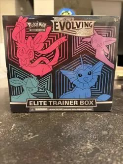 Pokemon TCG Sword and Shield Evolving Skies Elite Trainer Box ETB Factory Sealed - Image 1