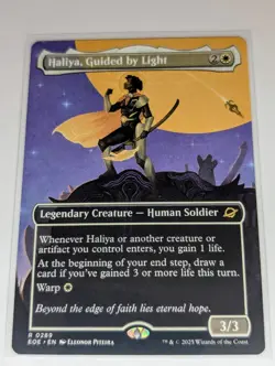 MTG - Haliya, Guided by Light (Borderless) - EOE - 0289 - NM - Image 2