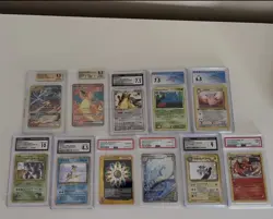 Pokemon Graded Cards Multiple Lot - Image 1
