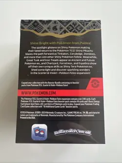 Pokemon Paldean Fates Booster Bundle - 6 Packs New and Sealed Pokemon TCG Cards - Image 2