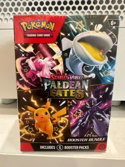 Pokemon TCG Scarlet & Violet Paldean Fates Booster Bundle - Brand New Sealed - Image 1
