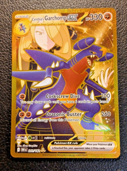 Pokemon TCG, Cynthia's Garchomp ex 241/182 Sv10 Destined Rivals Holo EX Card - Image 1