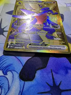 Pokemon TCG Cynthia's Garchomp EX Holo Card 241/182 Sv10: Destined Rivals - Image 2