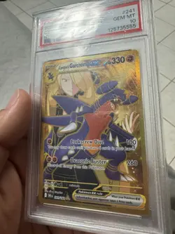 Cynthia's Garchomp ex 241/182 Sv10: Destined Rivals Holo PSA 10 Pokemon TCG CARD - Image 2