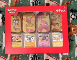 Pokemon 4 Mini Tins + 4 Promo Cards Bundle - 151 Sams Club Exclusive - Image 1