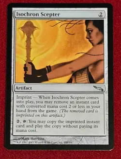 ISOCHRON SCEPTER, MAGIC THE GATHERING MIRRODIN NEAR MINT MTG NM - Image 1