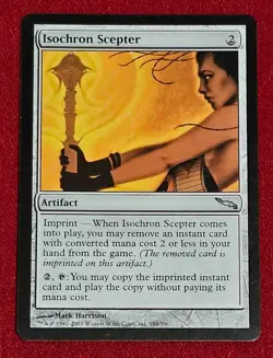 ISOCHRON SCEPTER, MAGIC THE GATHERING MIRRODIN NEAR MINT MTG NM - Image 3