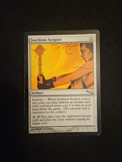 MTG 🔮 Isochron Scepter 🔮 Mirrodin Regular English NM/LP Magic The Gathering - Image 1