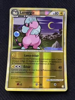 LAINERGIE REVERSE - POKEMON 42/123 HEARTGOLD SOULSILVER PROCHE DU NEUF FR - Image 1