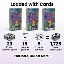 Factory Sealed Pokemon TCG Chinese 151C Surprise Series Gengar Slim Booster Box - Image 3