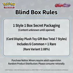 Pokemon TCG Chinese 151 Nuzzle Cheeks Plush Toy Card Sealed Gift Blind Box - Image 4