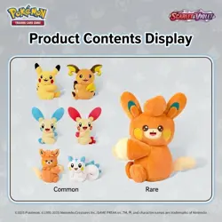 Pokemon TCG Chinese 151 Nuzzle Cheeks Plush Toy Card Sealed Gift Blind Box - Image 5