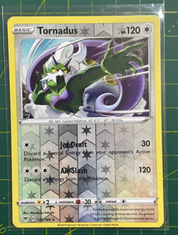 Pokemon TCG Tornadus Vivid Voltage 142/185 Reverse Holo Rare Near Mint - Image 1