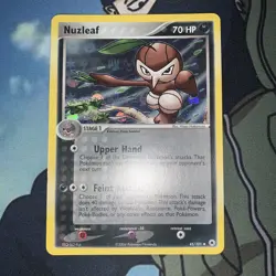 Nuzleaf 45/101 Reverse Holo EX Hidden Legends Pokemon TCG 2004 - Image 1